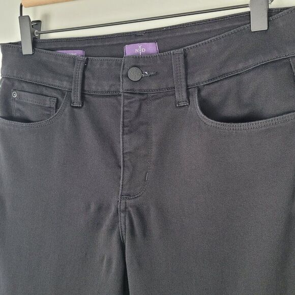 NYDJ Alina Legging Stretch Jeans Black Size 8 - Picture 7 of 10
